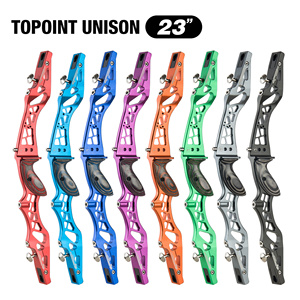 Riser para Arco Recurvo ILF Topoint Archery <span class=keywords><strong>UNISON</strong></span> 23\", Riser de Aluminio CNC para Arco de Arquería, para Diestros y Zurdos, OEM/ODM - Product Image 2