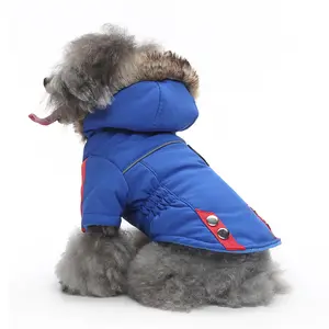 थोक सर्दियों गर्म Windproof पालतू कपड़े पालतू छोटे मध्यम कुत्तों के लिए आरामदायक कुत्ते कोट कपड़े जिपर कपड़े