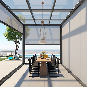 Tende e Persiane Verticali Intelligenti Personalizzate, Gazebo Impermeabile in Alluminio <span class=keywords><strong>per</strong></span> Fiere, Tende Pieghevoli <span class=keywords><strong>per</strong></span> Esterni - Product Image 5