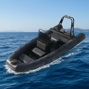 18ft Aluminum Hull RIB 560 Hypalon Inflatable Rowing Boat for Sale - Product Image 3