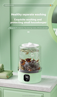 Portable Mini Machine à laver automatique multifonctionnel ménage tout-en-un pour petites chaussures sous-vêtements laveuses à charge supérieure