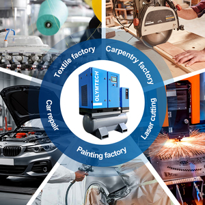 ضاغط هواء صناعي صامت 11 كيلو واط 4 في <span class=keywords><strong>1</strong></span> لآلات القطع بالليزر - Product Image 4