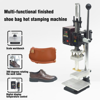 Machine d'estampage à chaud de chaussures finie multifonctionnelle simple Machine d'estampage manuelle à chaud pour chaussures en cuir Chaussure-pad PU PVC