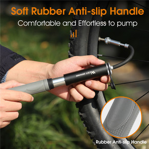 <span class=keywords><strong>Pompe</strong></span> à vélo miniature WEST BIKING 120 PSI haute pression, <span class=keywords><strong>pompe</strong></span> à pneus pour <span class=keywords><strong>cadre</strong></span> de vélo, mini <span class=keywords><strong>pompe</strong></span> à main pour vélo, kit de réparation - Product Image 5