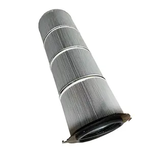 Filtro cartuccia polvere industriale filtro cartuccia polvere cilindro fornisce filtri aria cartuccia per tutti i depolveratori