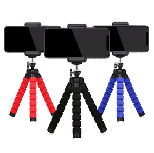 Mini Soporte Flexible de Esponja con Forma de Pulpo para Teléfono Móvil, Trípode de Escritorio para Selfies, Soporte para Smartphone, Regalos para Fiestas - Product Image 1