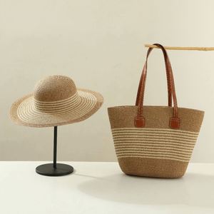 Wholesale Beach <b>Hat</b> for Women Bag Set for Ladies Summer Beach Sun <b>Hat</b> Fashion Tote Beach Shoulder Bag and <b>Straw</b> <b>Hats</b> - Product Image 2
