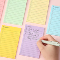 Catatan Tempel Mini PP Cover Do List 3x5 80 Lembar Bergaris Warna-warni Grosir Kustom