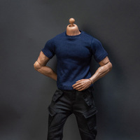 T-shirt ample unisexe en tissu pour poupée de 12 pouces, série Fantasy 1:6, style militaire, haut tendance à manches courtes