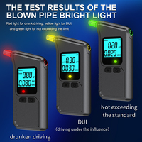 Testeur d'alcool professionnel haute précision 2025, écran numérique, capteur semi-conducteur, éthylotest portable, 0,05 % BAC