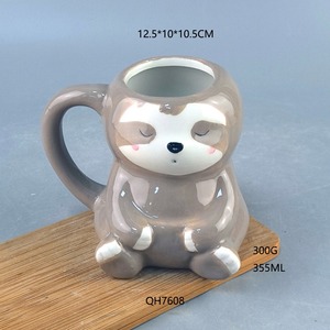MSH Kreative Keramik 3D Tier-Tasse Elch-Becher Niedliche Keramiktasse für Zuhause - Product Image 6