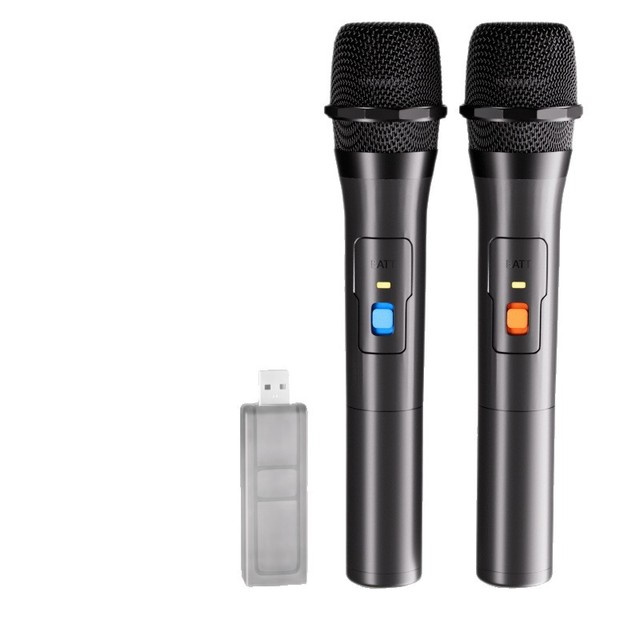 Universal Wireless Dynamic Driver UHF Handheld Portable Plastic Singing Microphone for Home Use Conference Stage Audio