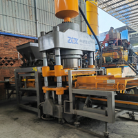 Machine à fabriquer des briques hydrauliques ZC600, structure de presse hydraulique vibrante, haute efficacité pour la production de blocs de construction