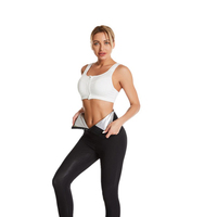Femmes taille haute Compression Thermo entraînement exercice corps Shaper collants poitrine pantalons de survêtement Shorts Sauna costume pour usage domestique