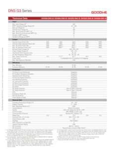 Ventilateur sans ventilateur étanche IP66, refroidissement silencieux, courant d'entrée 16A, surveillance 4G, série GoodWe DNS G3, raccordement au réseau GW15K-SDT-30, haute efficacité - Product Image 5