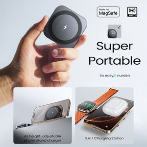 Cargador Inalámbrico 2 en 1 Plegable de Escritorio con Succión Magnética, Apto para Apple Watch, Base de Carga Inalámbrica Portátil Rápida - Product Image 2