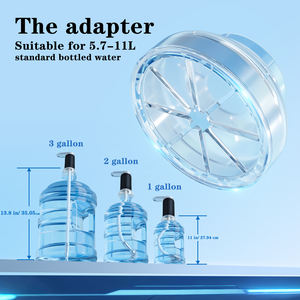 Macchina di plastica portatile dell'erogatore della pompa dell'acqua fredda <span class=keywords><strong>3</strong></span> galloni per uso dell'ufficio e della casa refrigeratore di acqua potabile in bottiglia - Product Image 2