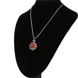 欧美热销复古合金首饰，男女通用玻璃石项链 - Product Image 4