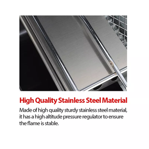 Barbecue Portable, plateau de Table léger, allumage automatique, <span class=keywords><strong>Double</strong></span> brûleur, <span class=keywords><strong>Camping</strong></span>, <span class=keywords><strong>gaz</strong></span> Butane - Product Image 4