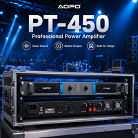 Amplificateur de puissance professionnel 1U double canal 400W avec transformateur toroïdal pour sonorisation live, enceintes DJ et systèmes PA