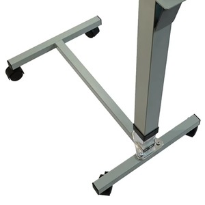 Load Bearing Bedside Dining <b>Table</b> Adjustable Height <b>Metal</b> Support Standing <b>Table</b> for Elderly Hospital - Product Image 5