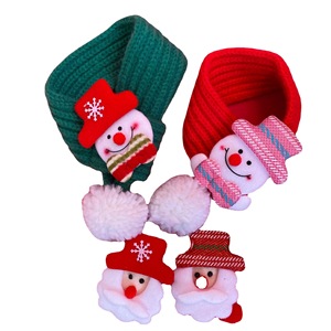 Colliers pour chats, écharpes, écharpes pour chiens, bavoirs de Noël, accessoires de cou en laine tricotée faits à la main, e-commerce transfrontalier. - Product Image 5