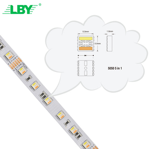 Lby 5050 5v wifi dc 12v עמיד למים cob בסיס הוביל רצועה 5 מ '10m רול cct אולטרה brigh 5050 רצועה רצועה אור Rgb עבור PC - Product Image 3