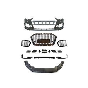 Para Aud i A3 S3 Upgrade <span class=keywords><strong>RS3</strong></span> Conjunto de parachoques delantero que incluye rejilla 2017-2019 Adecuado para Hatchback y Sedan - Product Image 3