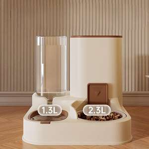 Großhandel 2-in-1 Automatischer Schwerkraft-Futterautomat und Wasserspender für Hunde und Katzen - Product Image 2