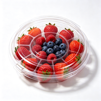 | Barquette thermoformée de qualité alimentaire, boîte d'emballage alimentaire personnalisée pour l'affichage et la protection des aliments préemballés