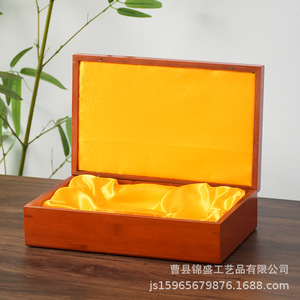 กล่องของขวัญบรรจุภัณฑ์ชาไม้ทรงสี่เหลี่ยมทำมือสำหรับเก็บชาผู่เอ๋อร์ ต้าหงเปา ชาขาว - Product Image 2