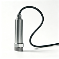 Transmitter Getaran dan Suhu 3-Axis RS485 0-200mm/s IP65 DC 9-28V Sensor OEM Baja Tahan Karat 304L 10-1600Hz Bearing