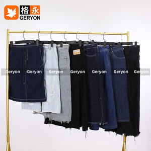 Fardos de Faldas Largas de Mezclilla para Mujer Geryon Vintage Thrift Ukay, Usadas, Limpias, 90-98% Nuevas, Calidad de Exportación de Verano - Product Image 6