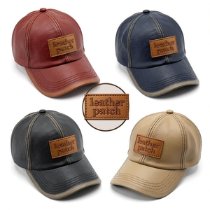 Gorra de Béisbol de Piel de Cabra Unisex para Otoño e Invierno, Estilo Duckbill, para Personas de Mediana Edad y Mayores - Product Image 5