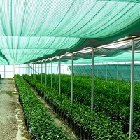 Filet pare-soleil rectangulaire en HDPE vert, protection UV, résistant au vent et robuste, pour l'agriculture et l'horticulture, utilisation en extérieur