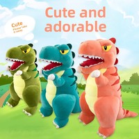 Cadeaux et Articles Artisanaux Transfrontaliers : Jouet T-Rex de Dessin Animé, Adorable Poupée Dinosaure, Dragon Magique en Fibre de Polyester, Coussin Confortable, Anniversaire