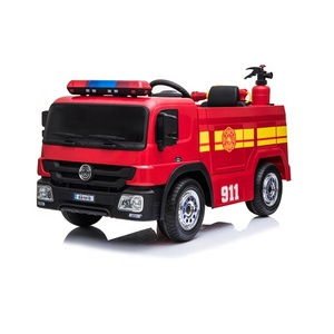 Camión de Bomberos Eléctrico para <span class=keywords><strong>Niños</strong></span>, Juguete Montable para <span class=keywords><strong>Niños</strong></span> de 2 a 4 Años, Auto de Plástico con Batería para <span class=keywords><strong>Niños</strong></span> de 5 a 7 Años - Product Image 1