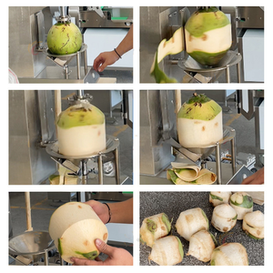 Automatique 304 Acier Inoxydable Pain Mangue Ananas Légumes Noix De Coco Trancheuse Éplucheur Machine Facile à Utiliser 380V - Product Image 5