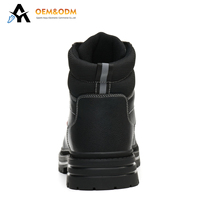 Bottes de sécurité OEM 2026 en microfibre et daim pour homme et femme, avec bouton rotatif, embout en acier anti-écrasement, taille 48