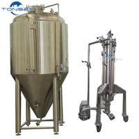 Fermenteur de bière conique à double paroi en acier inoxydable 50l 75l 100l 200l 400l 500l 1000l