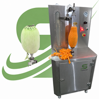 Automatische hoogproductieve kokosnoot-, pompoen- en wintermeloen-schilmachine voor commerciële fruit- en groenteverwerkingsbedrijven