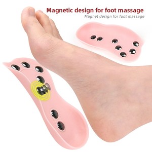 Solette Magnetiche Massaggianti con Supporto Arco Plantare, Cuscinetti Ortopedici Interni/Esterni <span class=keywords><strong>XO</strong></span> per Plantari, Mezze Solette Ammortizzanti per Scarpe - Product Image 1