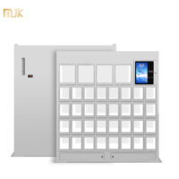 Casier de rangement intelligent MJK, gestion électronique, combinaison, étanche, durable, structure assemblée, classeur, colis intelligent