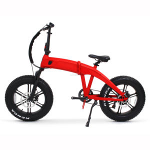 Bicicleta eléctrica personalizada de 20 pulgadas, bicicleta plegable de neumáticos gruesos de 48V, motor Bldc de 250W, 500W, 1000W, minibicicleta Shimano de 8 velocidades - Product Image 5