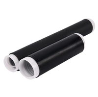 Tube thermorétractable noir durable ID40/14MM, étanche, excellente étanchéité, isolation des câbles, utilisé pour l'alimentation électrique