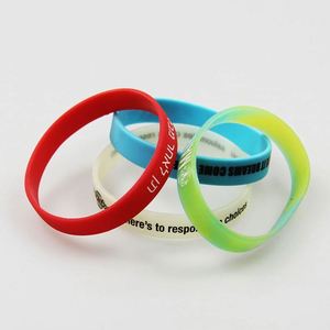 Pulsera de Silicona Ecológica con Logotipo Personalizado, Venta Directa de Fábrica para Publicidad, Envío Gratuito, Sin Pulseras Promocionales - Product Image 6