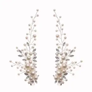 Bridal Dress Hair Styling Accessories Korean Handmade Side Clip Hair Accessories Pearl Hair Clips Brideflower