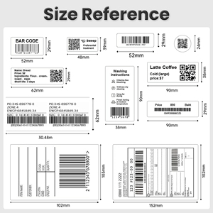 Etiquetas Redondas Compatibles con Brother de Alta Calidad, Diámetro 24 mm, Dk-11218, Dk 218, Dk 1218, 1000 Etiquetas por Rollo, Sin Soporte para Etiquetas - Product Image 6