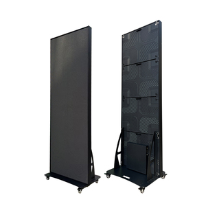 Afficheur LED pliable <span class=keywords><strong>double</strong></span> face avec roues, pour extérieur/intérieur, affichage numérique couleur pleine, écran publicitaire IPoster - Product Image 2