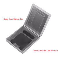 Boîte de rangement en plastique pour cartouches de jeu, boîte de rangement pour cartes de jeu pour GameBoy Color Pocket pour GB/GBC/GBP, coque de protection pour cartes